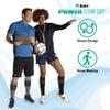 Juzo Power Comfort Knee High Compression Sock, 15-20 mmHg  Circulation Therapy for Men & Women, Comfortable Moisture Control, Therapeutic Relief, Easy to Wear,Retro Black,Large view 2