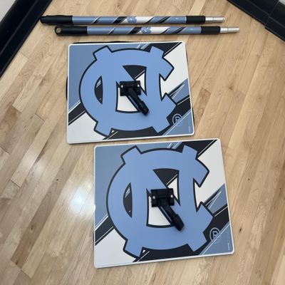 26"x17" Set of 2 Custom Microfiber Basketball Court Sweat MOP, Game Day Perspiration MOP