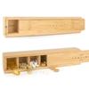 Bamboo Weekly Pill Organizer - 7 Day Wood Tablet Box - Ideal Aesthetic Pill Organizer for Vitamins or Supplements view 1