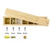 Bamboo Weekly Pill Organizer - 7 Day Wood Tablet Box - Ideal Aesthetic Pill Organizer for Vitamins or Supplements view 3