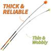 30 Foot High Reach Duster Kit with 5-24 ft Extension Pole // High Ceiling Dusting and Window Cleaning Kit with Telescopic Pole // Window Washer & Squeegee, Cobweb Duster, Fan Blade and Feather Duster view 3