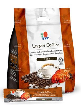 Lingzhi 3 in 1 Coffee with Ganoderma - (DXN 1- Pack)