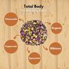 The Whistling Kettle Total Body Tea - Caffeine Free Organic Herbal Tea with Peppermint, Chamomile, and Hibiscus- 3oz (60 servings) view 3
