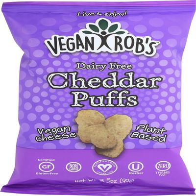 Dairy Free Cheddar Puffs - 3.5 oz -pack of 3