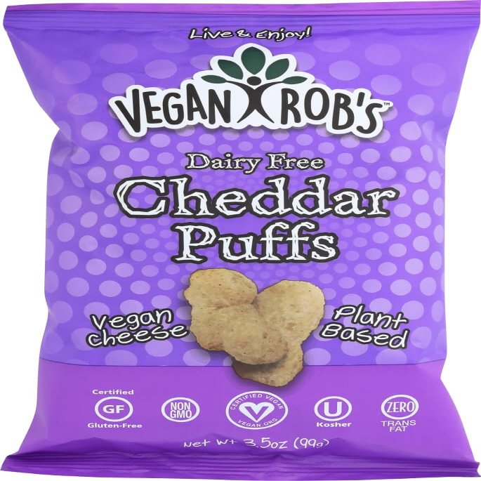 Dairy Free Cheddar Puffs - 3.5 oz -pack of 3