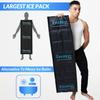 Coldest Extra Large Ice Pack for Back and Full Body - Cold Compress for Pain Relief, Ice Blanket for Sleeping or Ice Pad Physical Therapy - Folds Compact (53" x 13" - Full Body) view 3