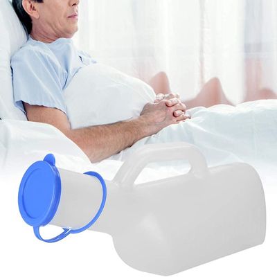 1000Ml Portable Urine Bottle With Lid, Kids Adults Elderly Mobile Toilet Urine Collector, Men Reusable Pee Bottle Container With Cover
