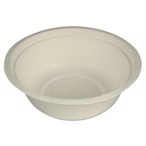 Asean Compostable Tableware, 16oz Bowl, Beige, 500/Carton