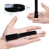 Sumifun Buddy Finger Wraps, Pack of 10 Finger Tapes for Broken, Sprained, Fractured Finger, Finger Straps for Jammed, Swollen, Dislocated Joint (Black) view 4