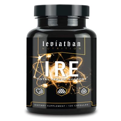 Leviathan IRE Complete Health Support - Overall Health & AntiOxidant Support with Longvida Optimized Turmeric Curcumin, Grape Seed, Berberine, Arjuna, and Resveratrol
