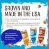 The Good Bean Crunchy Chickpeas - Variety Pack - (10 Pack) 1.4 oz Packet - Sweet Sriracha, Sea Salt, and Classic Hummus Roasted Chickpea Beans - Vegan Snack with Good Source of Plant Protein and Fiber view 3