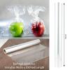 Adorox 16'' X 100' Ft Long Clear Cellophane Wrap Roll Gifts Baskets Arts & Crafts Treats Wrapping Christmas Holidays Thanksgiving Easter Halloween Mothers Day (Meets FDA specifications) view 2