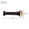 SoulGenie HealthAndYoga BronzLift Kansa Face Massager - Kansa Wand Ayurveda Benefits of Bronze - Restoring Luster Through Detoxification (Single Dome - Dark) view 4