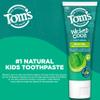 Tom's of Maine ADA Approved Wicked Cool! Fluoride Children's Toothpaste, Natural Toothpaste, Dye Free, No Artificial Preservatives, Mild Mint, 5.1 oz. 3-Pack view 3