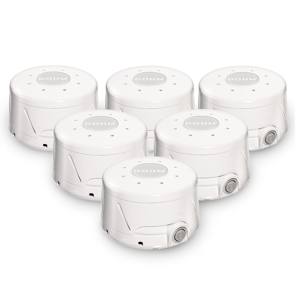 Yogasleep Dohm Classic (6 Pack) The Original White Noise Sound Machine, Soothing Natural Sounds from a Real Fan, Sleep Therapy for Adults & Baby, Noise Cancelling for Office Privacy & Meditation