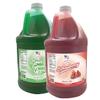 2 Flavor Half Case Strawberry/Sour Green Apple Slushee Mix - Half Case of 2 x 1 Gallons | 256 oz (Yields Approx. 192-12oz servings per case) | Mixing Ratio 7 (Water) to 1 (Product Mix) view 1