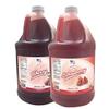 2 Flavor Half Case Strawberry/Cherry Slushee Mix - Half Case of 2 x 1 Gallons | 256 oz (Yields Approx. 192-12oz servings per case) | Mixing Ratio 7 (Water) to 1 (Product Mix) view 1