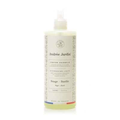 Andree Jardin Dish Washing Liquid - Sage & Basil, 500 ml