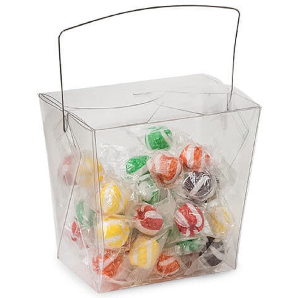 NW X-Large Clear Take Out Favor Boxes - 5.5 x 4 x 5in. - 6/Pack - 2 Packs