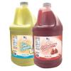 2 Flavor Half Case Strawberry/Pina Colada Slushee Mix - Half Case of 2 x 1 Gallons | 256 oz (Yields Approx. 192-12oz servings per case) | Mixing Ratio 7 (Water) to 1 (Product Mix) view 1
