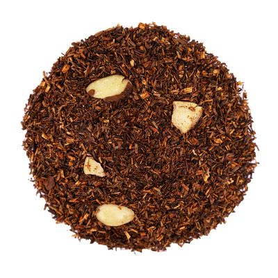 The Whistling Kettle's Marzipan Rooibos Tea - Flavorful Complex Caffeine Free Flavored Rooibos Tea with Almond and Papaya- 4oz (64 servings)