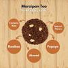 The Whistling Kettle's Marzipan Rooibos Tea - Flavorful Complex Caffeine Free Flavored Rooibos Tea with Almond and Papaya- 4oz (64 servings) view 3