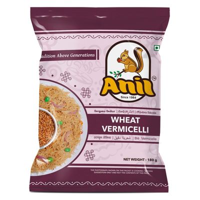 Anil Roasted Wheat Vermicelli 180g/6.349 oz (Pack of 2)