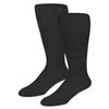 2 Pairs of Extra Wide Diabetic Socks, Mid/Over The Calf Medical Swollen Feet Socks (Black) view 2