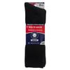 2 Pairs of Extra Wide Diabetic Socks, Mid/Over The Calf Medical Swollen Feet Socks (Black) view 4