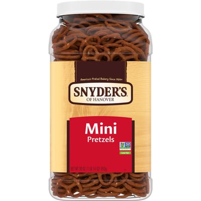 Snyder's of Hanover, Mini Pretzels, 30 Oz Canister
