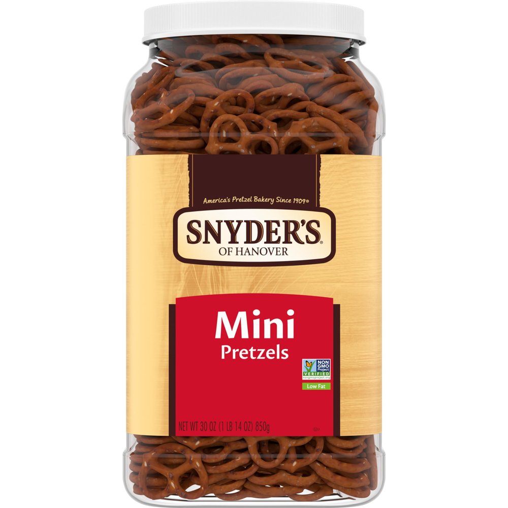 Snyder's of Hanover, Mini Pretzels, 30 Oz Canister