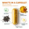 Turmeric Curcumin with BioPerine Black Pepper 1400mg, Support GLP-1 Naturally, Max Absorption Turmeric Supplement for Joint Support with 95% Standardized Curcuminoids C3 Complex, Non GMO, 120 Capsules view 4