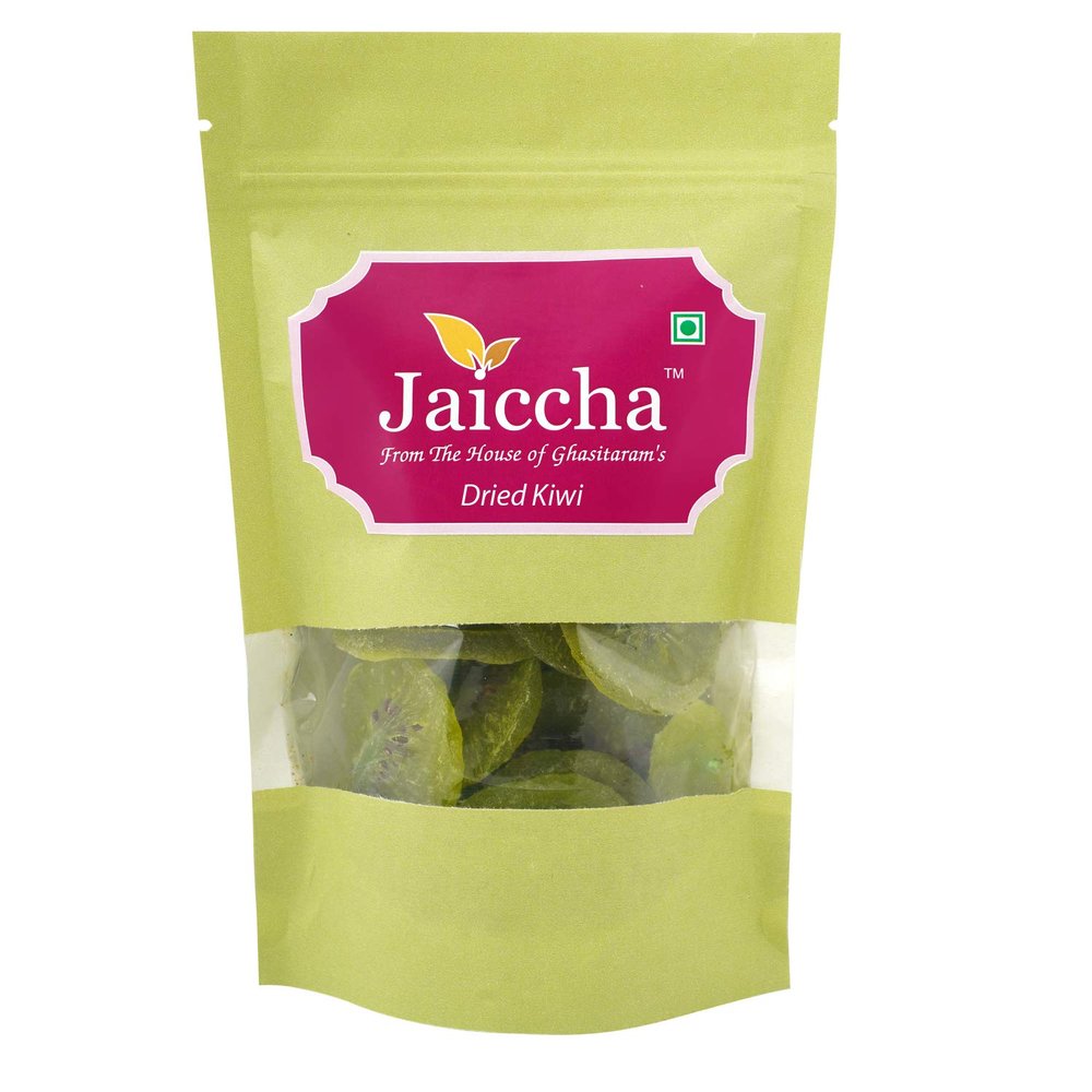 Jaiccha Ghasitaram Dried Kiwi 200 GMS in Green Paper Pouch