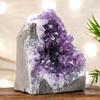 EMPORION Natural Amethyst (2 lb to 3 lb) - 4" to 7" Height - Crystal Clusters Stone from Uruguay Raw Geode Quartz - Deep Purple Color view 4