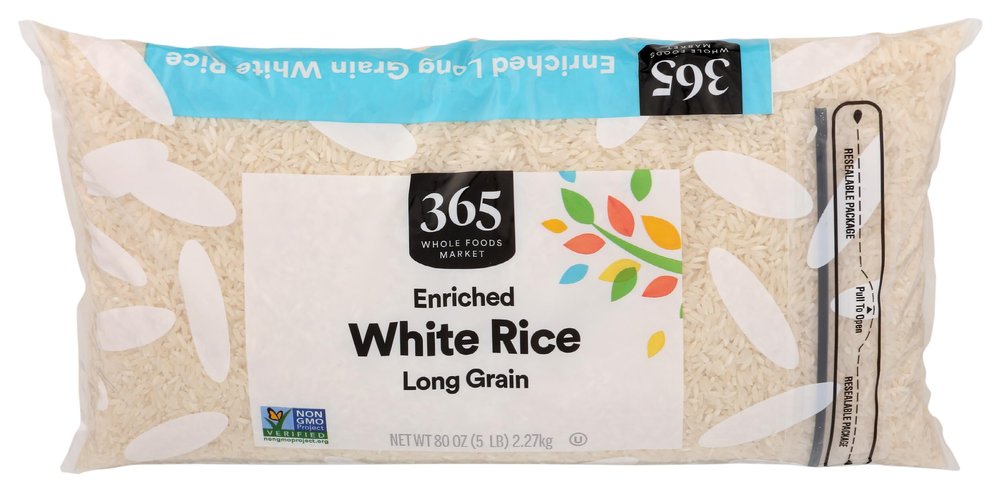 365 by Whole Foods Market, Enriched Long Grain White Rice, 80 Ounce