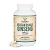 Ginseng Capsules (Korean Red Ginseng Extract, Panax Ginseng 10% Ginsenosides) (4 Month Supply) 240 Vegan Capsules - 1,000mg per Serving for Mood, Cognitive Function and Energy Support by Double Wood view 1