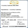 Jaiccha Ghasitaram Barbeque Cashews 800 GMS in Black Paper Pouch view 2