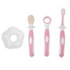 Baby Oral Care Kit with Toothbrush and Tongue Cleaner, 3-Piece Set for 0-36 Months view 1