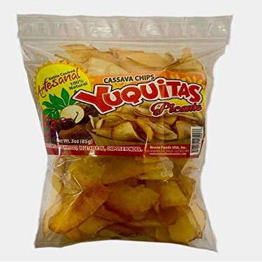 Artesanal Cassava Chips Chipotle Flavor | Yuquitas Picante | 3 Pack |