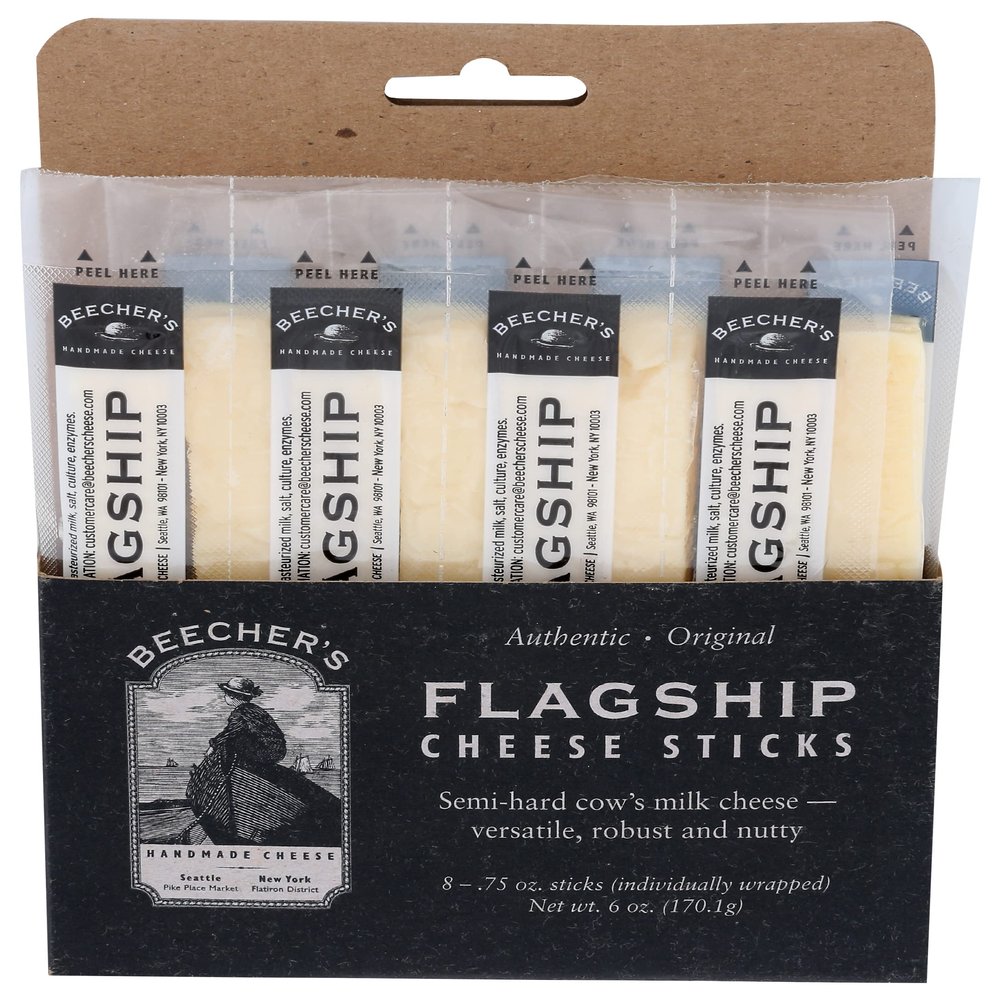 Beecher's, Cheese Stick Flagship, 0.75 Ounce, 8 Pack
