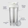 BlenderBottle Strada Tritan Shaker Bottle with Locking Lid, 28-Ounce, White view 3