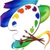 1/4 Sheet ~ Painting Birthday ~ Edible Cake/Cupcake Topper!!! view 1