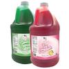 2 Flavor Half Case Sour Green Apple/Pink Lemonade Slushee Mix - Half Case of 2 x 1 Gallons | 256 oz (Yields Approx. 192-12oz servings per case) | Mixing Ratio 7 (Water) to 1 (Product Mix) view 1