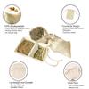 ecomuslinbags 3x4 inches Natural Cotton Double Drawstring Reusable Produce Muslin Bags  Multipurpose Drawstring Storage Pouch for Everyday Use (Pack Of 25) view 4