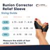Copper Compression Bunion Corrector Relief Sleeve - Gel Cushion Pads - Orthopedic Brace Big Toe Alignment - Hallux Valgus Relief - Toe Straightener Spacer Fit for Women & Men - 1 Pair view 2
