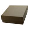 25 Qty - Natural-Kraft Cotton Filled Gift Boxes - Size 3 1/2" x 3 1/2" x 7/8" - USA Made - Holidays/Birthdays/Sales/ Storage/Display/Travel - N'icePackaging view 1