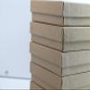 25 Qty - Natural-Kraft Cotton Filled Gift Boxes - Size 3 1/2" x 3 1/2" x 7/8" - USA Made - Holidays/Birthdays/Sales/ Storage/Display/Travel - N'icePackaging view 3