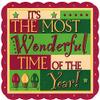 1/4 Sheet ~ Most Wonderful Time Christmas ~ Edible Cake/Cupcake Topper!!! view 1