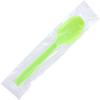 Nagao 200820 Disposable Spoons, 6.3 inches (16 cm), Green, Individually Packaged, Set of 100 view 2