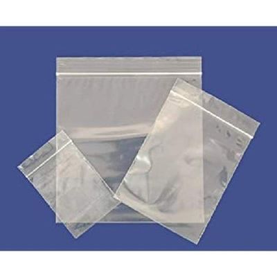 100 9" x 12.75" GRIPWELL Grip Seal Bags | Reusable Clear Plastic Bags | Strong Resealable Zip Lock | Polythene Packaging for Food Storage Jewellery Medicine Herbs 22.8cm x 32cm A4
